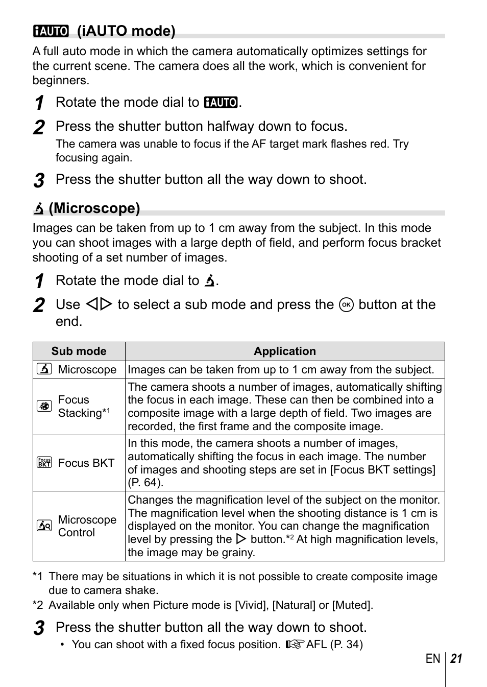 Olympus TG-3 User Manual | Page 21 / 118