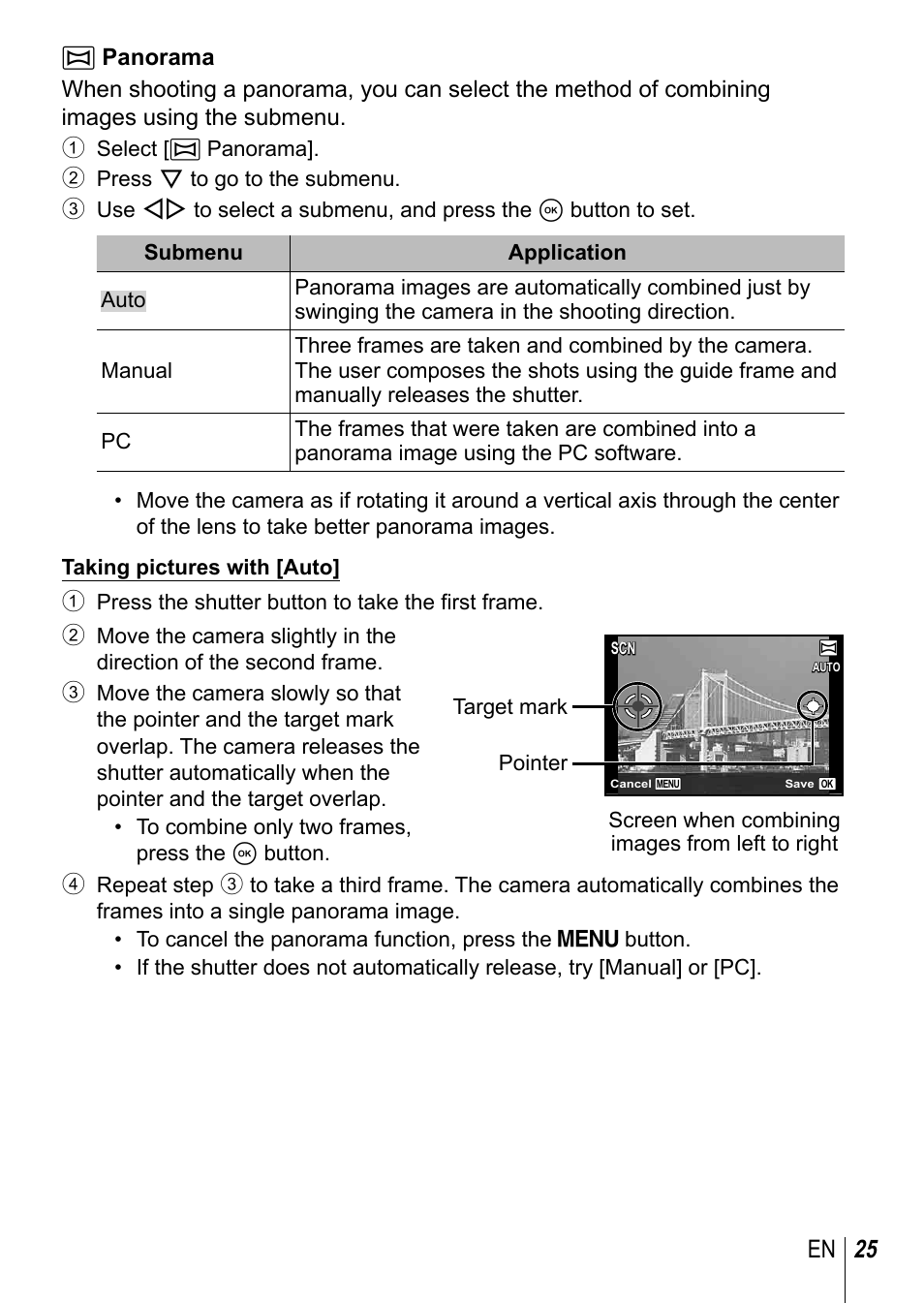 25 en | Olympus TG-3 User Manual | Page 25 / 118