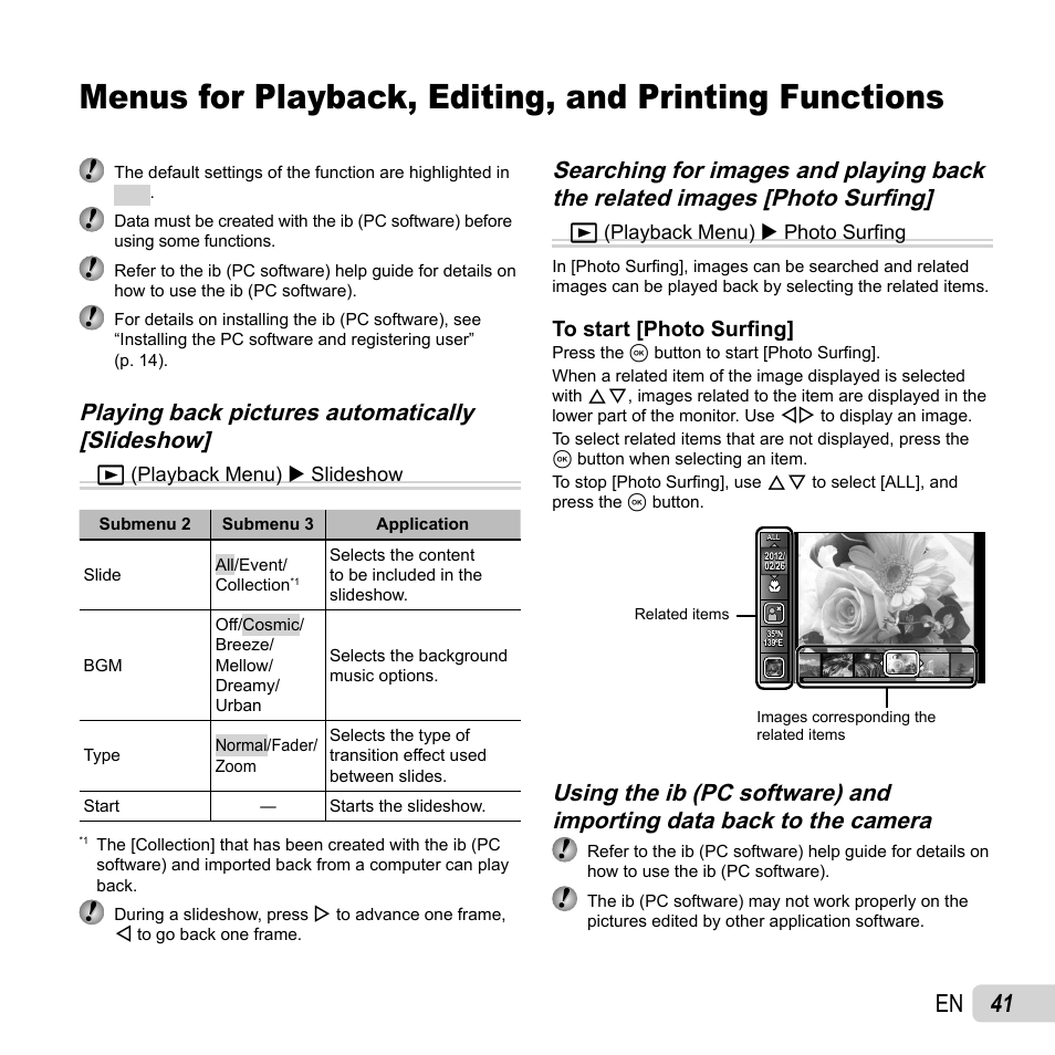 41 en | Olympus Tough TG-820 iHS User Manual | Page 41 / 83