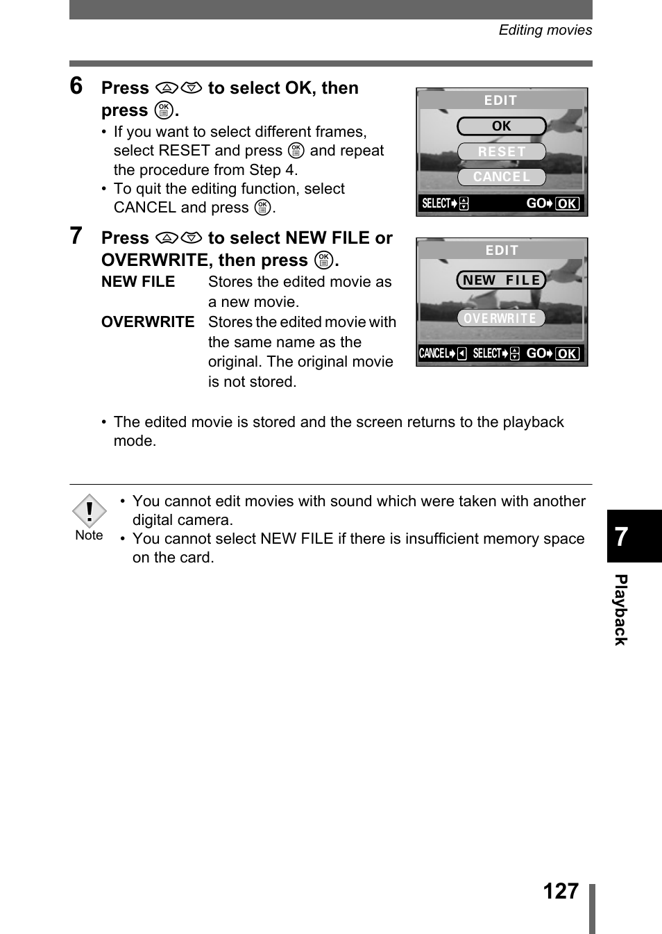 Olympus C-750 Ultra Zoom User Manual | Page 128 / 238