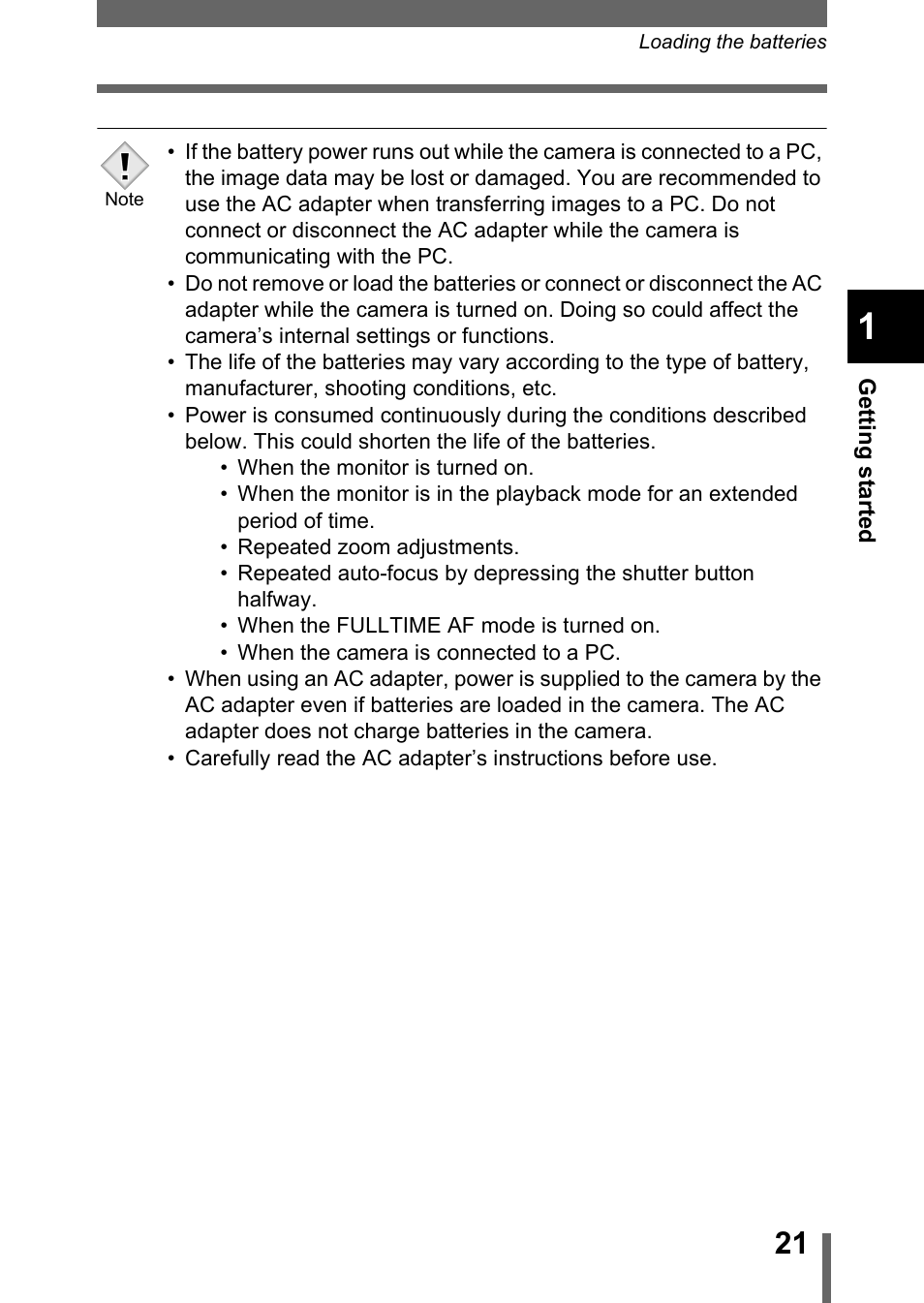 Olympus C-750 Ultra Zoom User Manual | Page 22 / 238