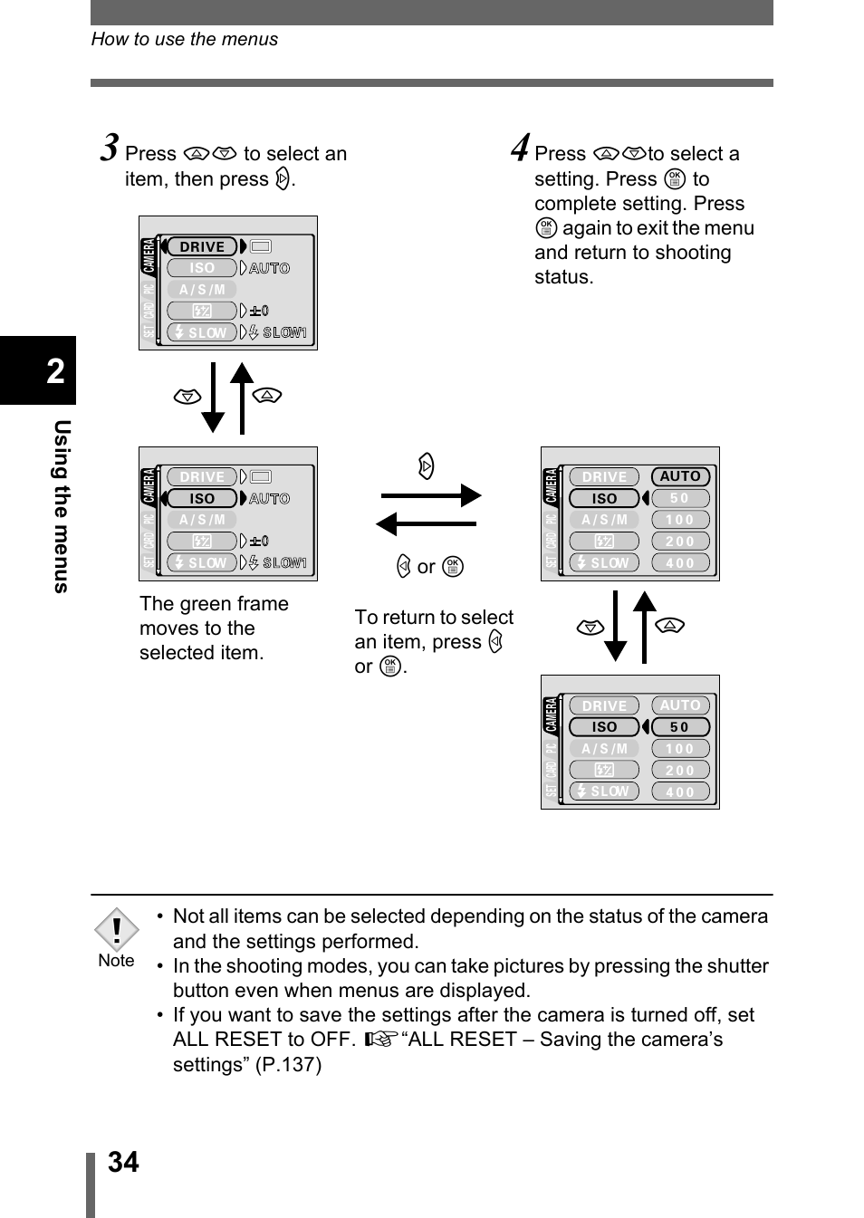 Ac a c d | Olympus C-750 Ultra Zoom User Manual | Page 35 / 238
