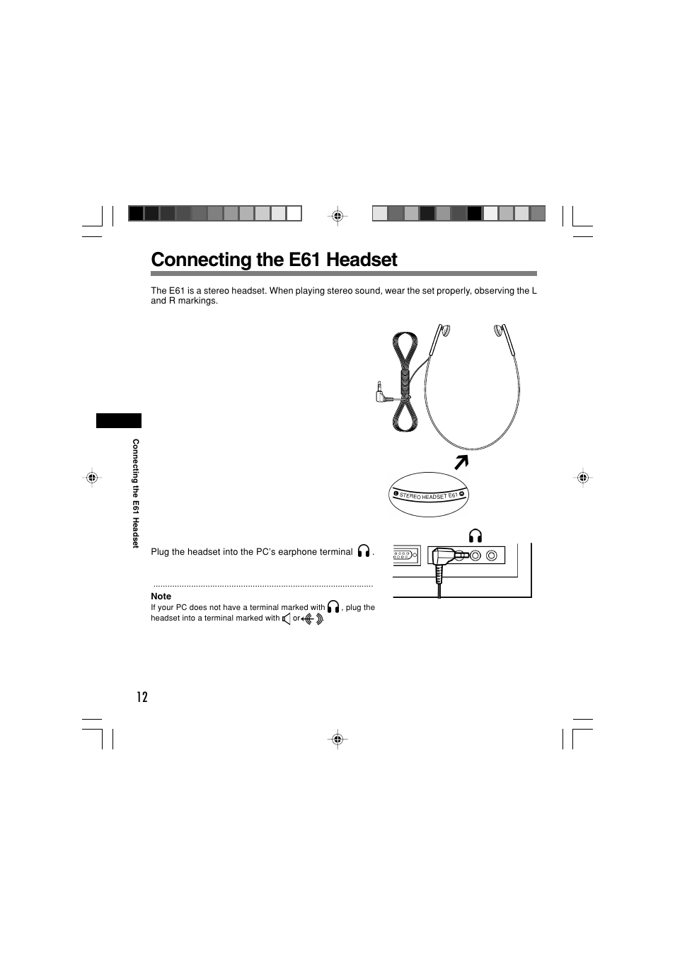 Connecting the e61 headset | Olympus AS-4000 User Manual | Page 12 / 24