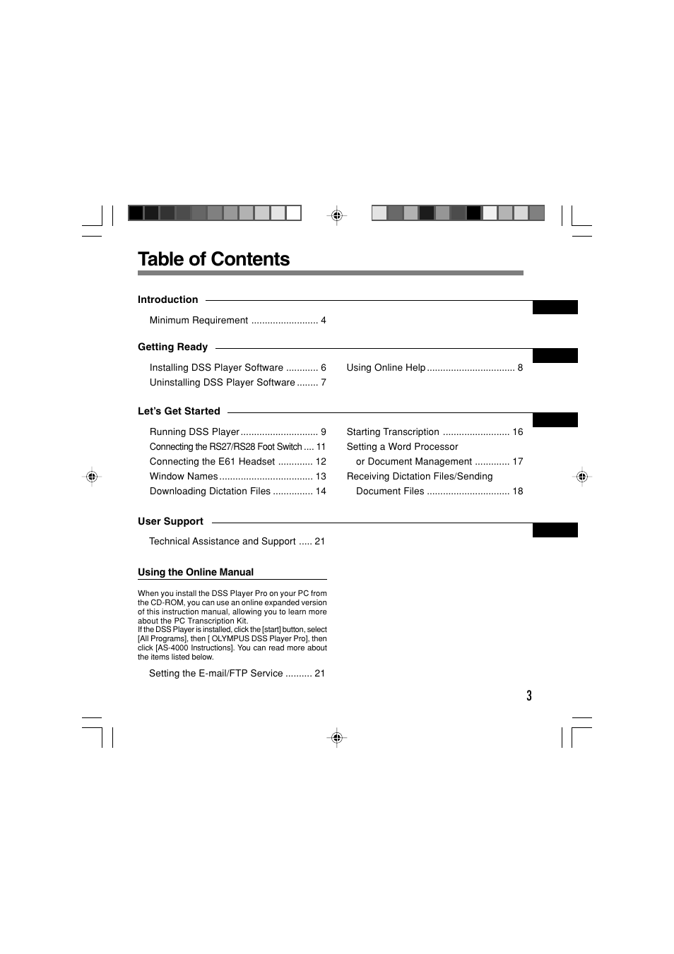Olympus AS-4000 User Manual | Page 3 / 24