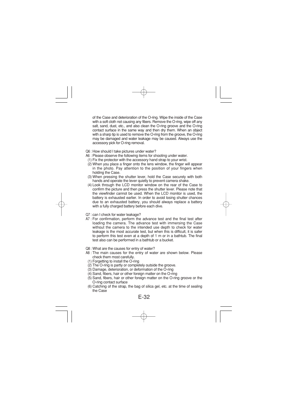 E-32 | Olympus PT-024 User Manual | Page 33 / 37
