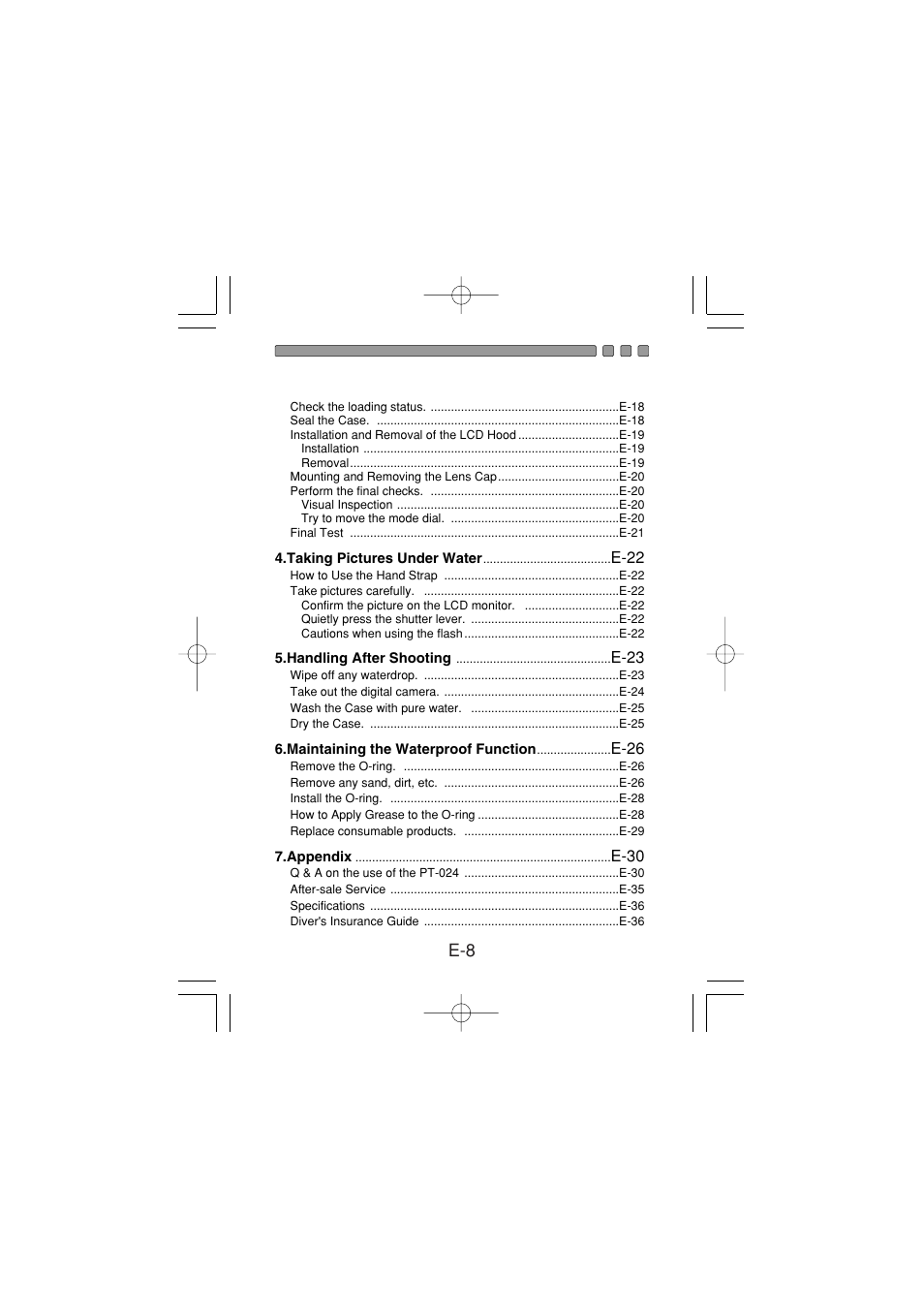 Olympus PT-024 User Manual | Page 9 / 37