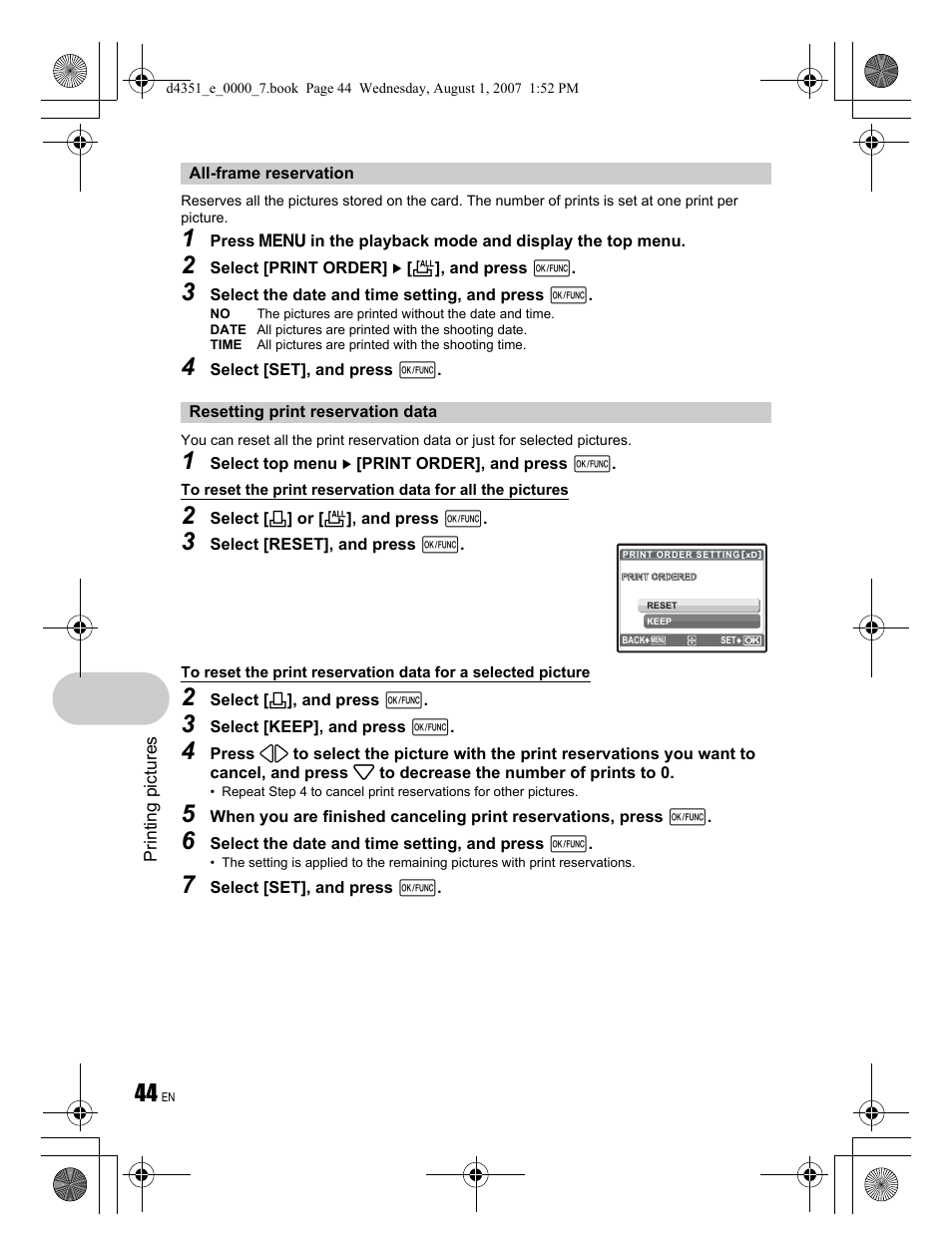 Olympus STYLUS 1200 User Manual | Page 44 / 84
