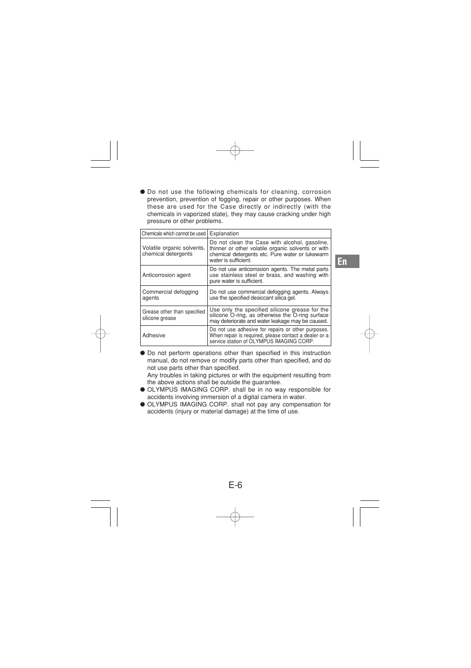 Olympus PT-029 User Manual | Page 7 / 40