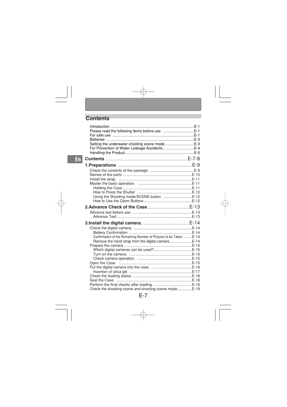 Olympus PT-029 User Manual | Page 8 / 40