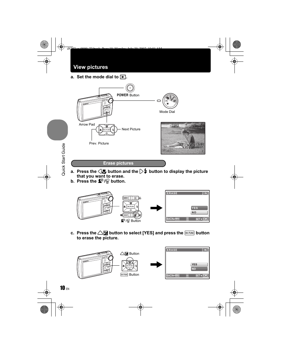 View pictures | Olympus STYLUS 830 User Manual | Page 10 / 84