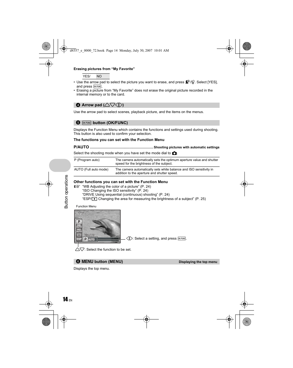 Olympus STYLUS 830 User Manual | Page 14 / 84