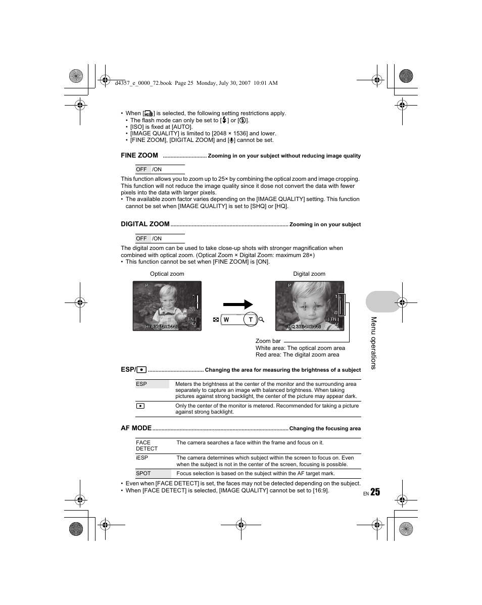 Olympus STYLUS 830 User Manual | Page 25 / 84