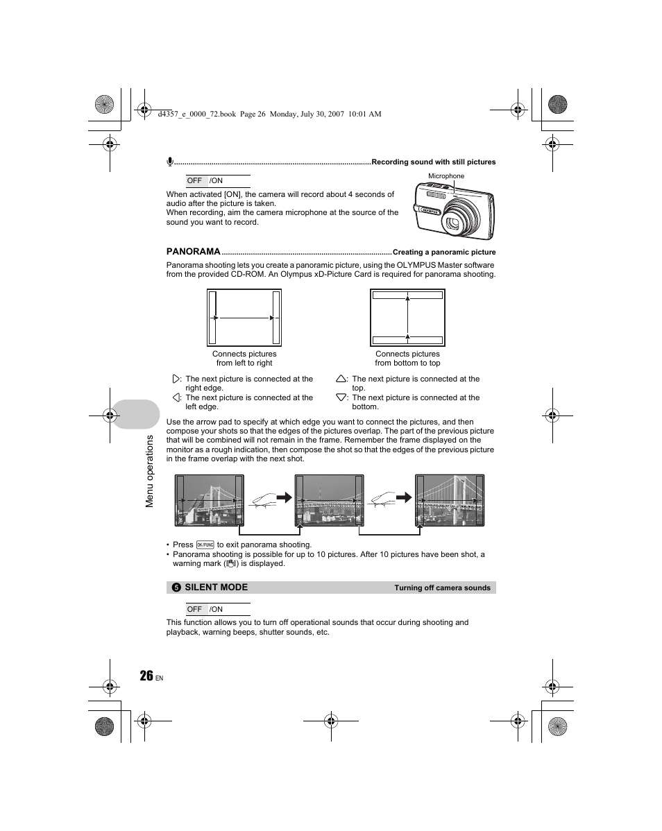 Olympus STYLUS 830 User Manual | Page 26 / 84