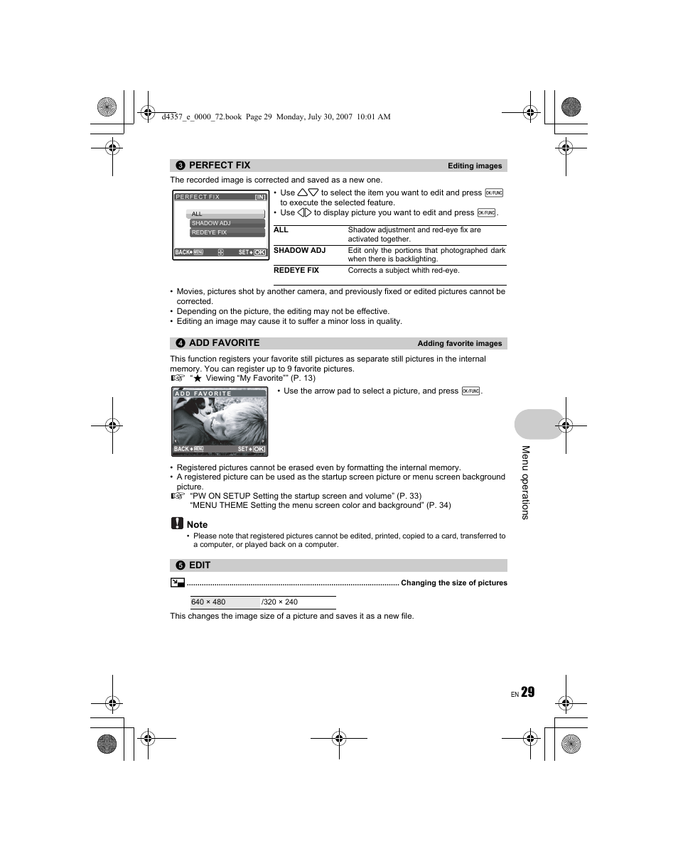 Olympus STYLUS 830 User Manual | Page 29 / 84
