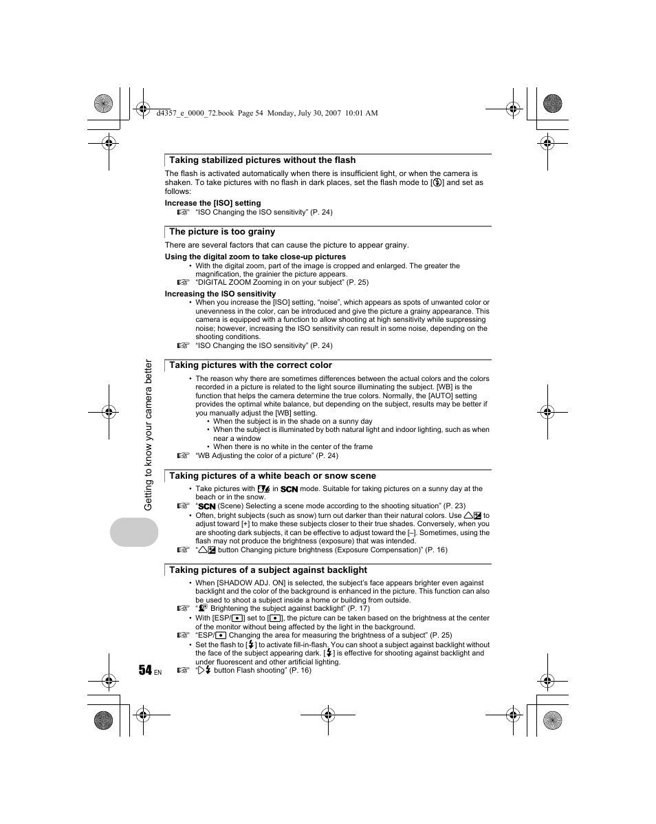 Olympus STYLUS 830 User Manual | Page 54 / 84