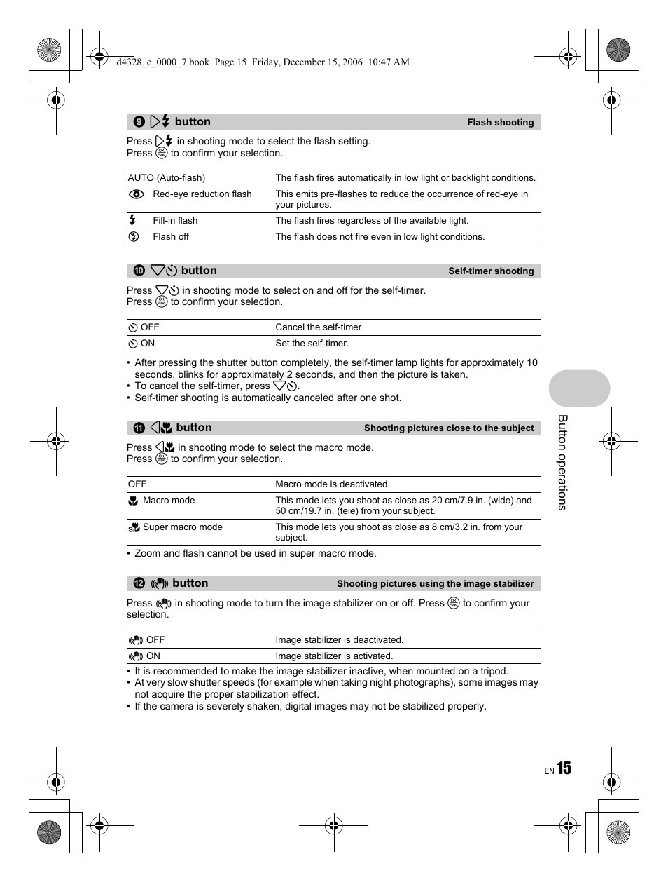 Olympus Stylus 760 User Manual | Page 15 / 84