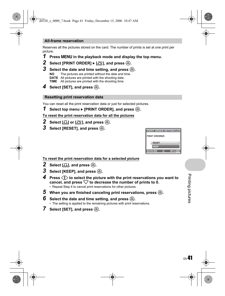 Olympus Stylus 760 User Manual | Page 41 / 84