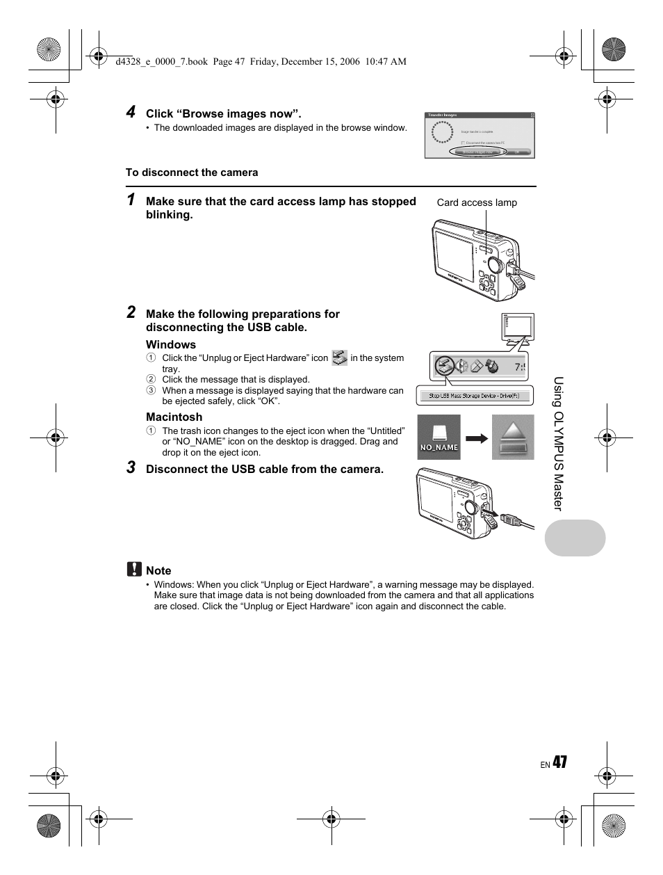 Olympus Stylus 760 User Manual | Page 47 / 84