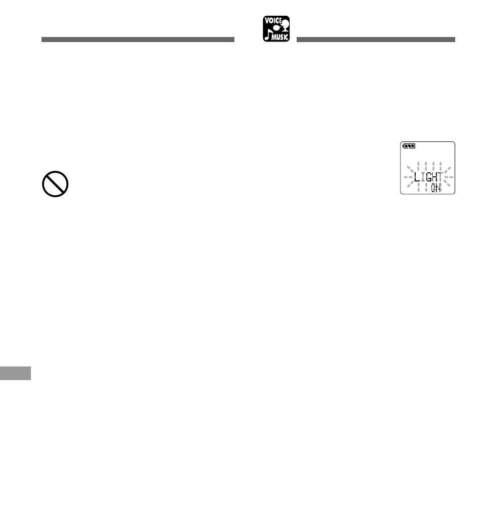 Backlight | Olympus DM-1 Digital Voice Recorder User Manual | Page 56 / 64