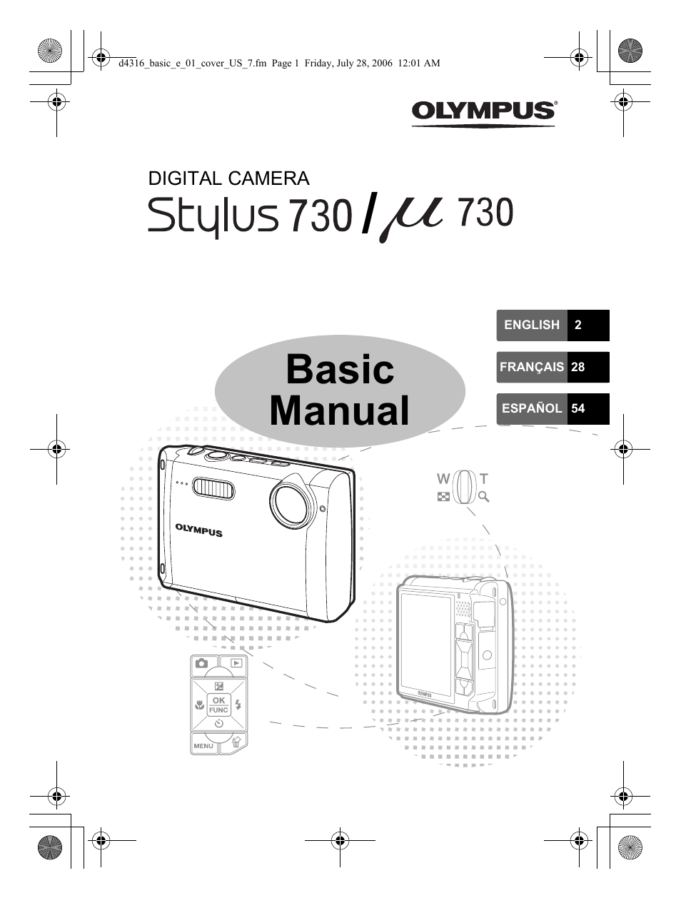 Olympus STYLUS 730 User Manual | 80 pages