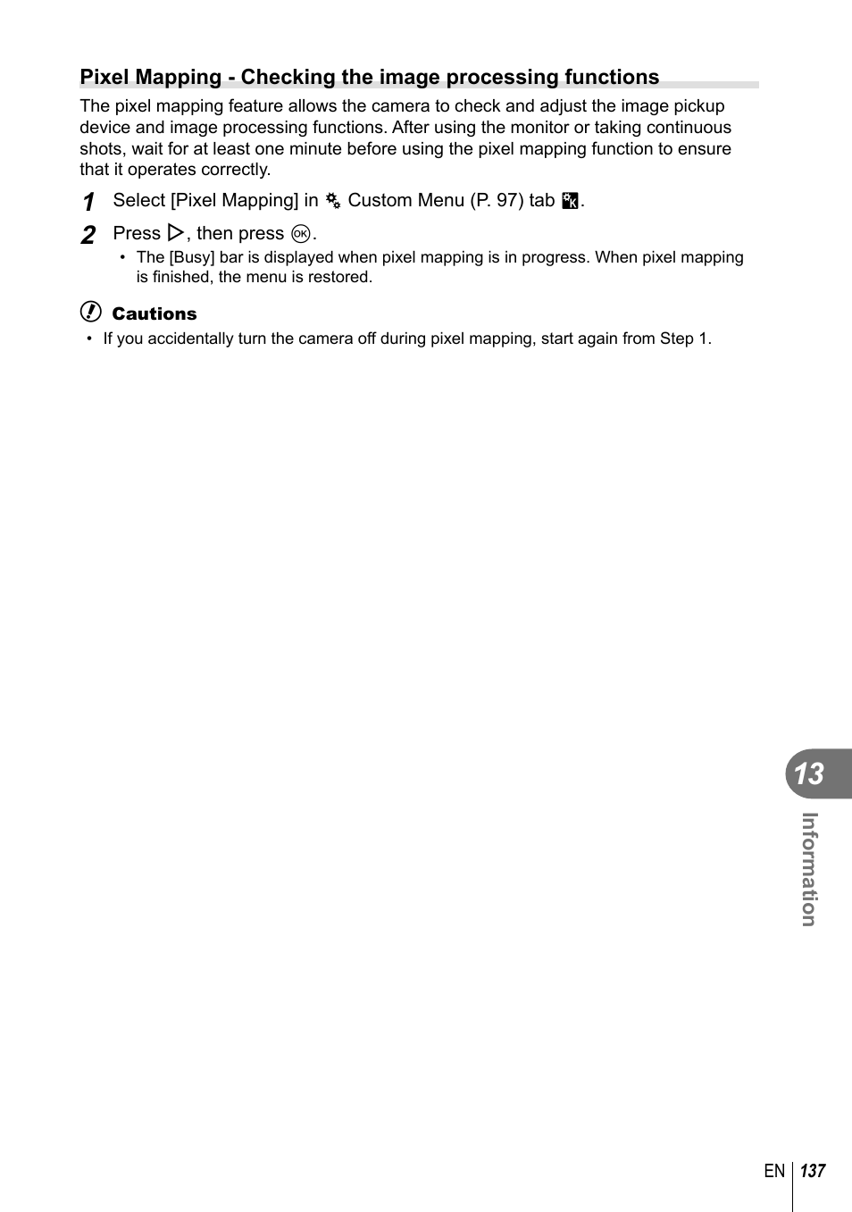 Olympus E-M10 User Manual | Page 137 / 161