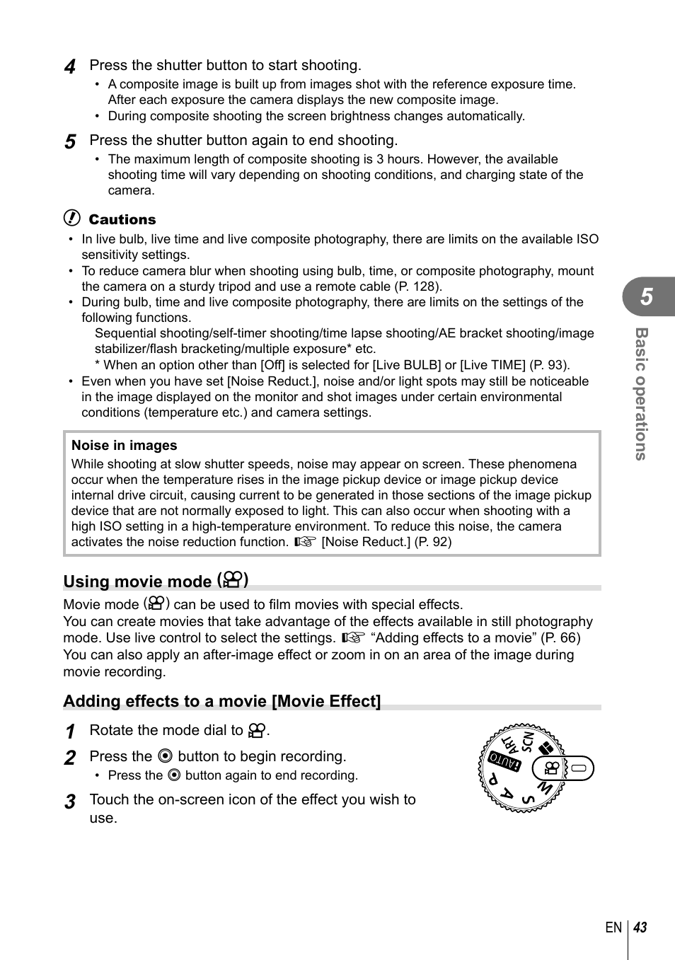 Olympus E-M10 User Manual | Page 43 / 161