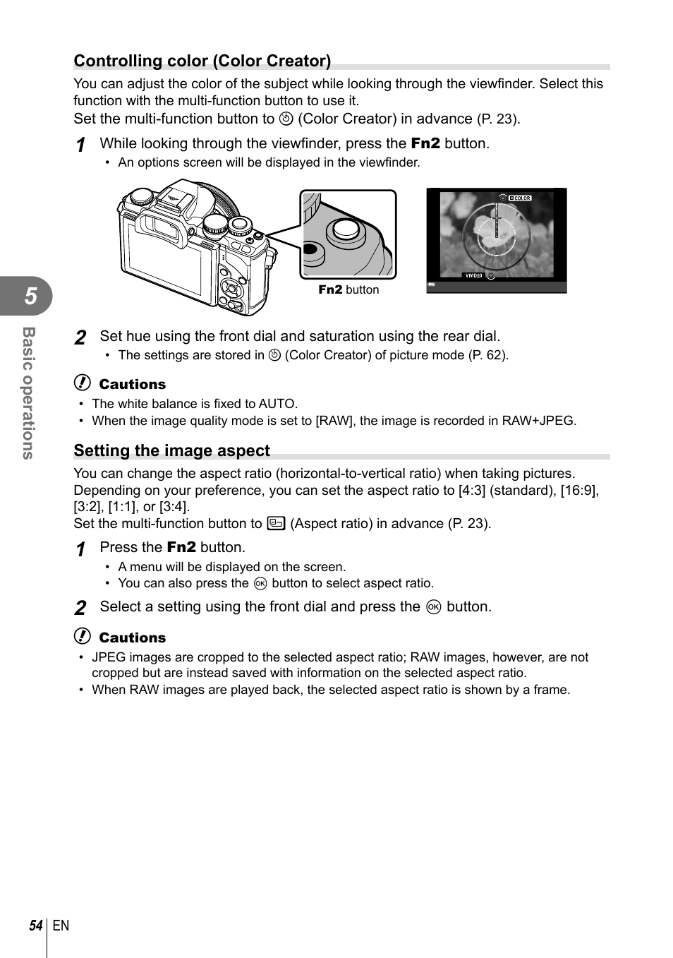 Olympus E-M10 User Manual | Page 54 / 161