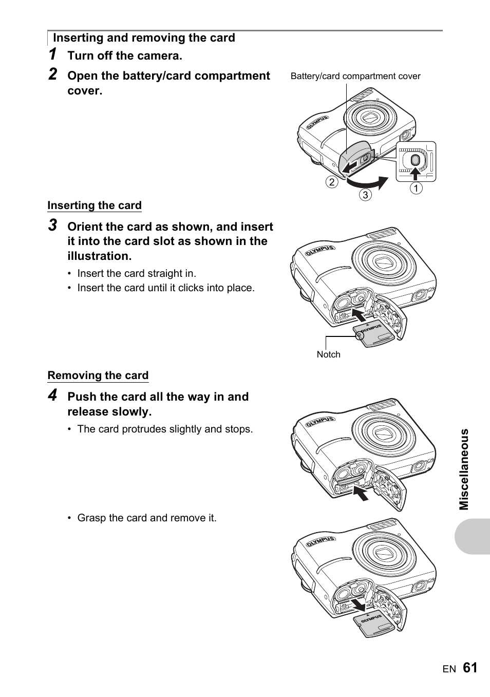 Olympus FE-170 User Manual | Page 61 / 76