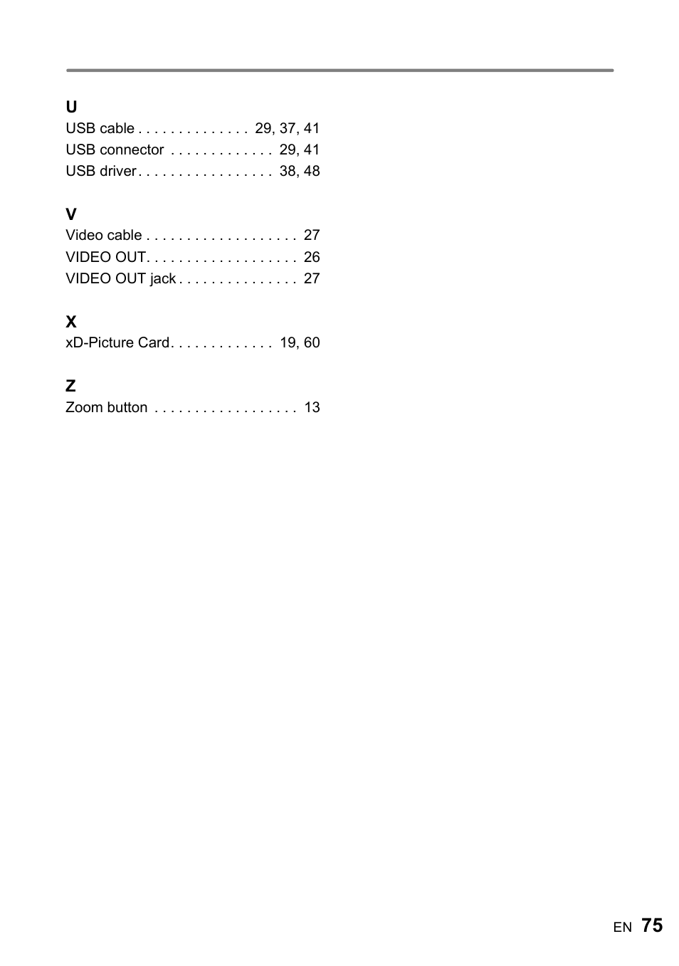 Olympus FE-170 User Manual | Page 75 / 76
