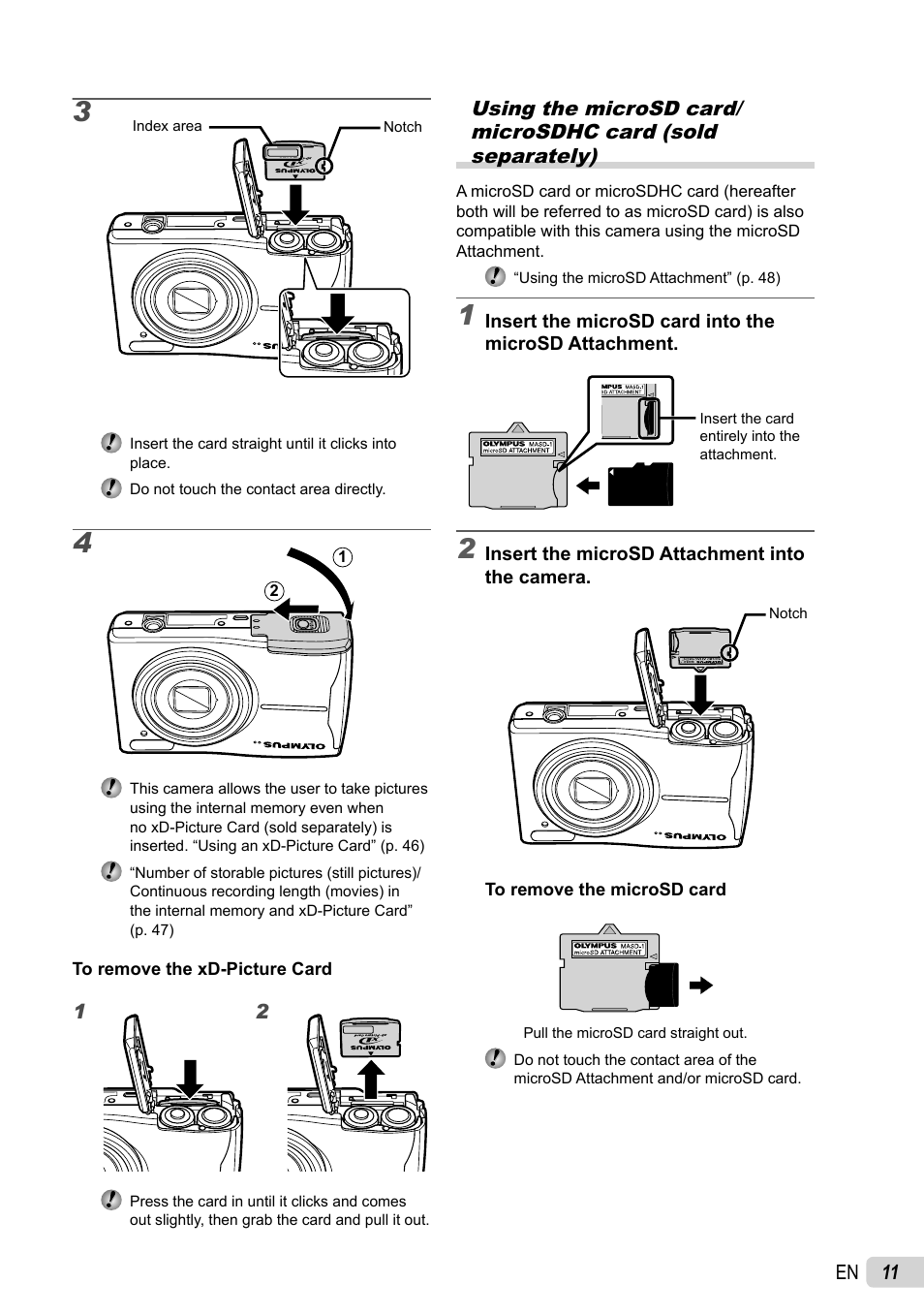 Olympus FE-46 User Manual | Page 11 / 61