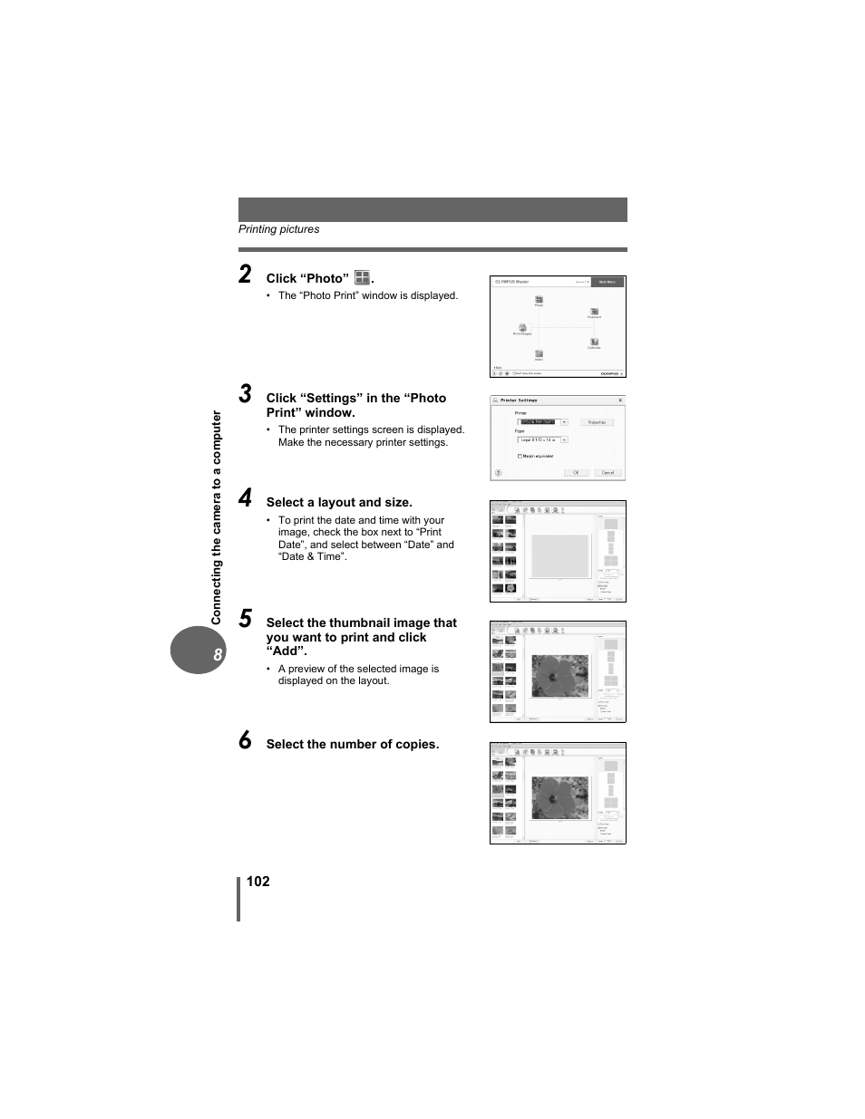 Olympus D-630 Zoom User Manual | Page 102 / 134