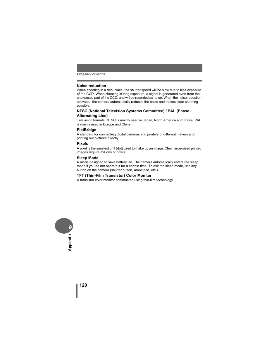 Olympus D-630 Zoom User Manual | Page 120 / 134