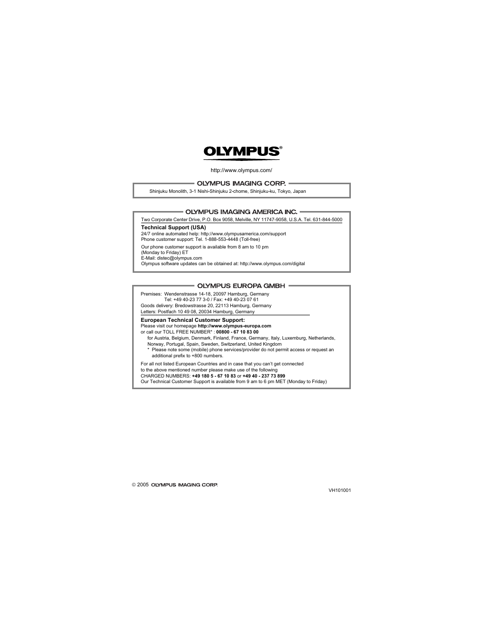 Olympus D-630 Zoom User Manual | Page 134 / 134