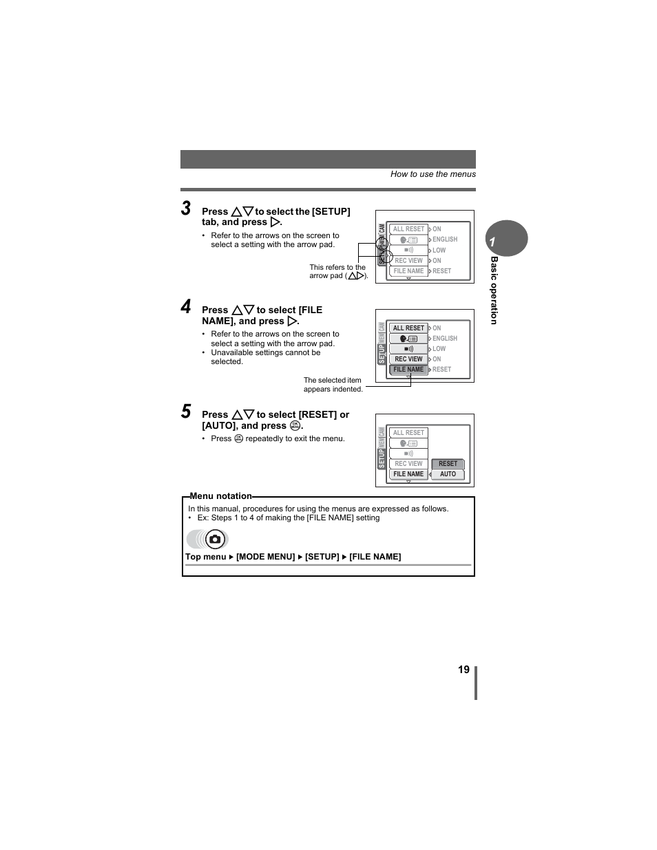 Olympus D-630 Zoom User Manual | Page 19 / 134