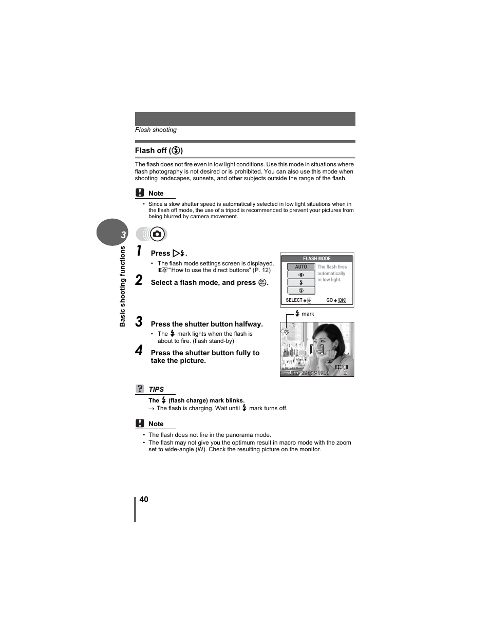 Olympus D-630 Zoom User Manual | Page 40 / 134