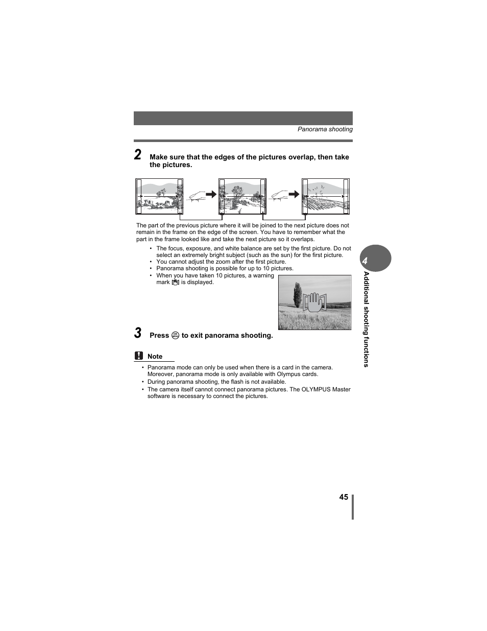 Olympus D-630 Zoom User Manual | Page 45 / 134