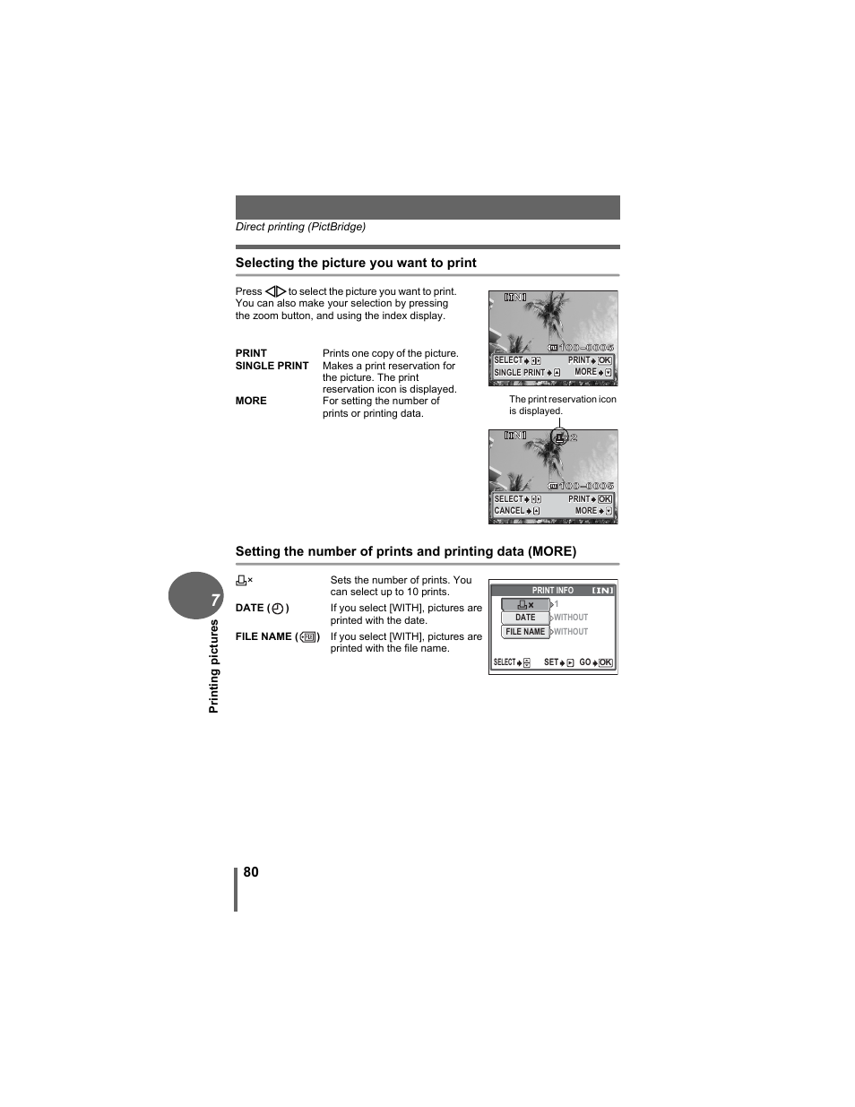 Olympus D-630 Zoom User Manual | Page 80 / 134