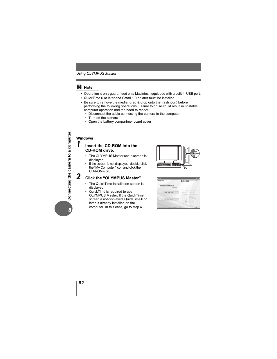 Olympus D-630 Zoom User Manual | Page 92 / 134