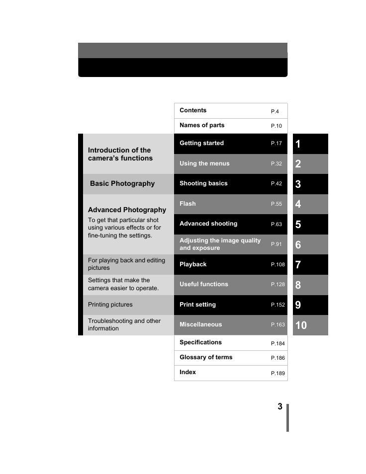 Olympus C-740-C-760 Ultra Zoom User Manual | Page 4 / 226