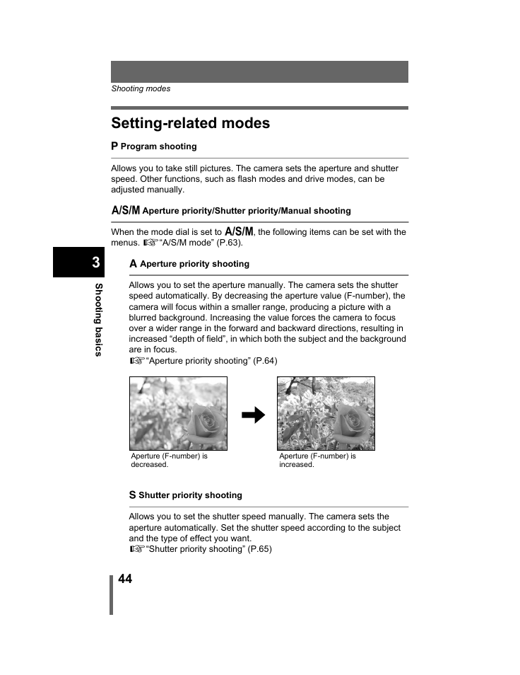Setting-related modes | Olympus C-740-C-760 Ultra Zoom User Manual | Page 45 / 226