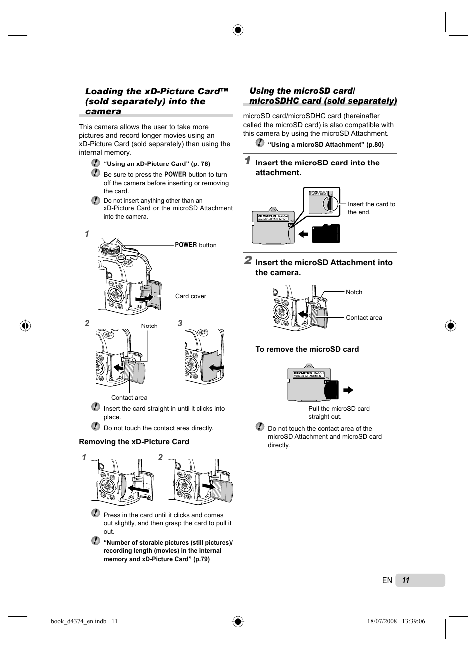 Olympus SP-565 UZ User Manual | Page 11 / 94