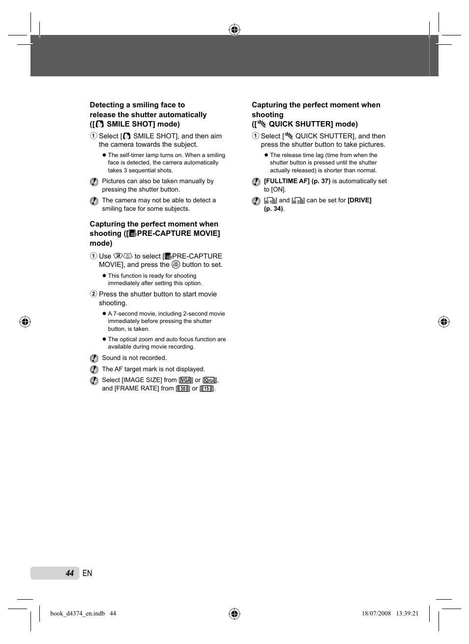 Olympus SP-565 UZ User Manual | Page 44 / 94