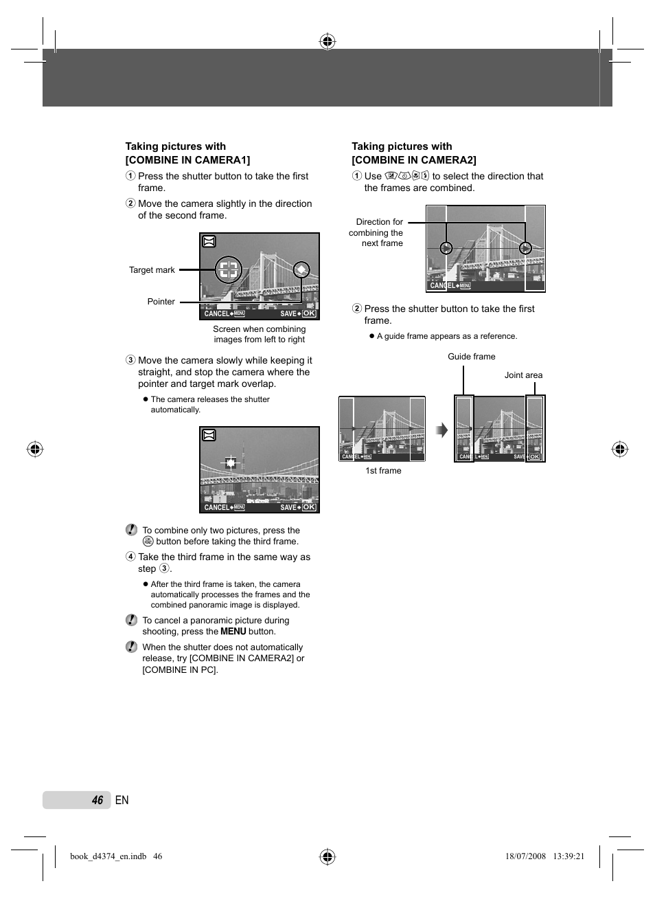 46 en | Olympus SP-565 UZ User Manual | Page 46 / 94