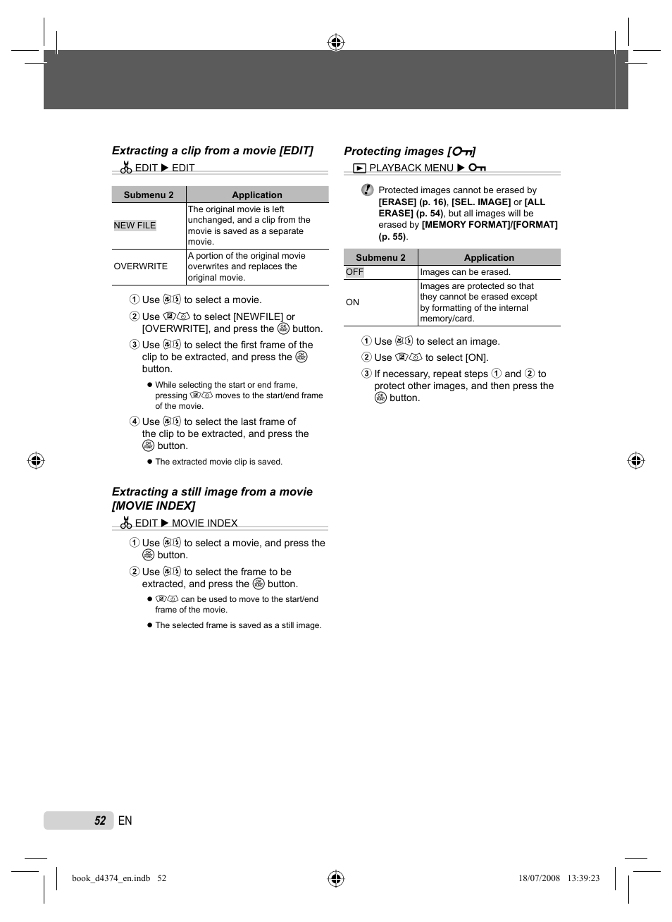 Olympus SP-565 UZ User Manual | Page 52 / 94