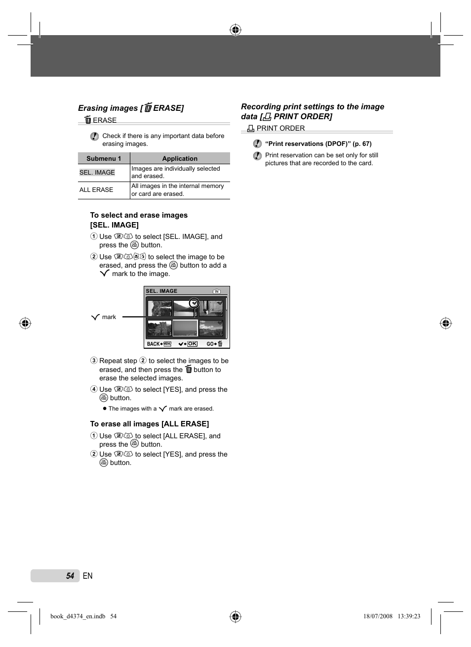 54 en | Olympus SP-565 UZ User Manual | Page 54 / 94