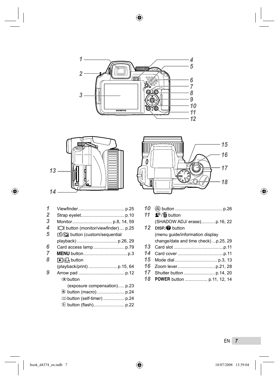 Olympus SP-565 UZ User Manual | Page 7 / 94