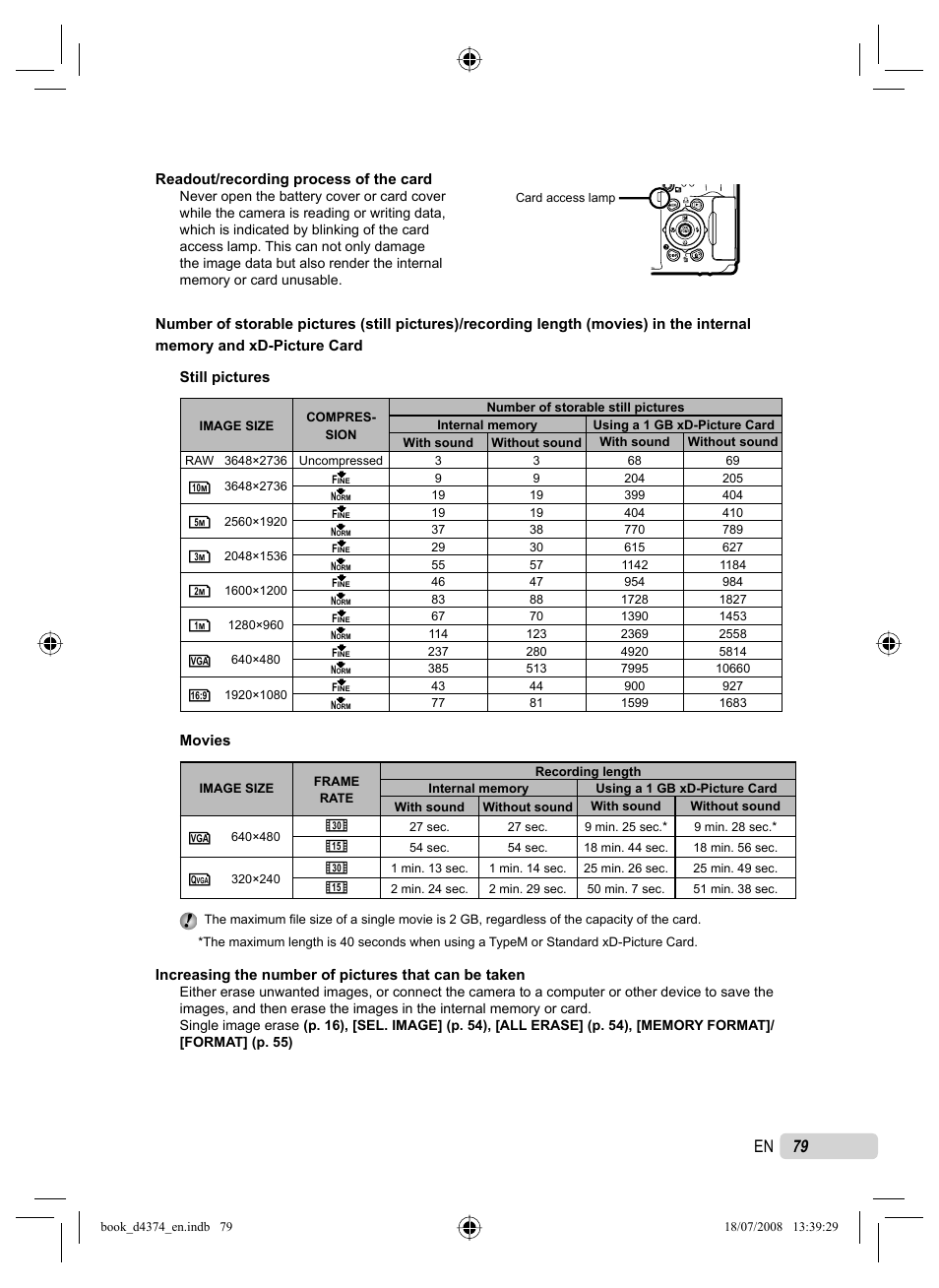 79 en | Olympus SP-565 UZ User Manual | Page 79 / 94