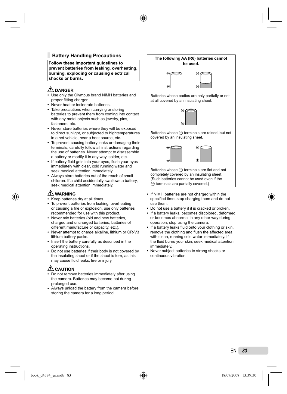 83 en | Olympus SP-565 UZ User Manual | Page 83 / 94