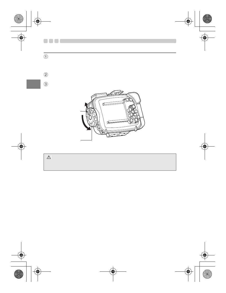 Ouvrir le caisson | Olympus PT-045 User Manual | Page 76 / 212