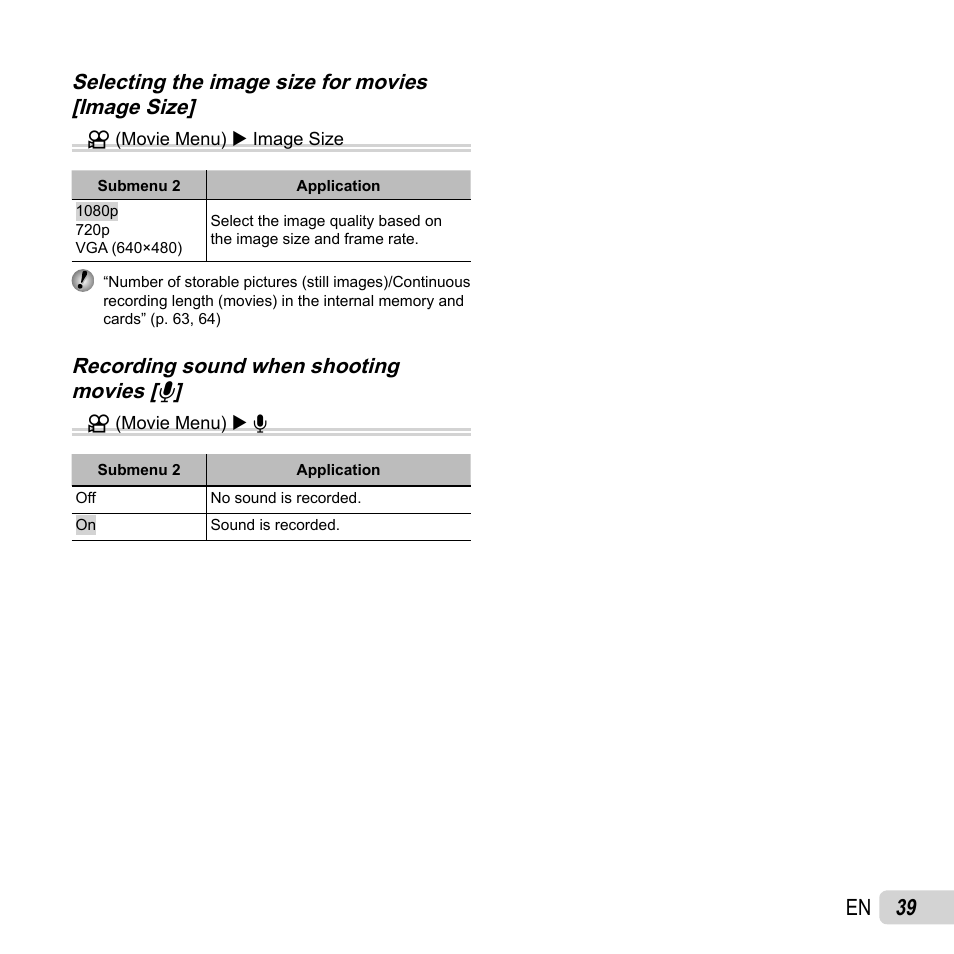 39 en | Olympus SP-720UZ User Manual | Page 39 / 76